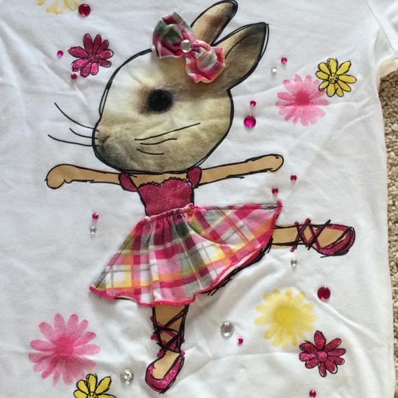 Justice bunny Ballerina Tee - Picture 3 of 4